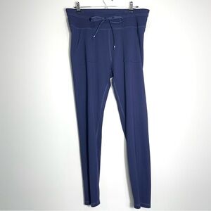 TRAVIS MATHEW Women's Friday Ponte Pocket Beyond the Coast Pants Blue Size XL